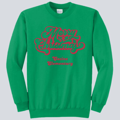 Adult Crewneck - Winter Holidays - Merry Christmas - Red Thumbnail