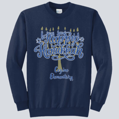 Adult Crewneck - Winter Holidays - Happy Hanukkah Thumbnail