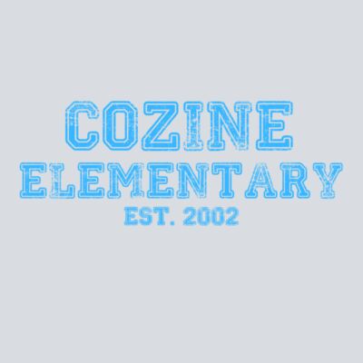 Cozine Elementary Distressed  - Blue Thumbnail